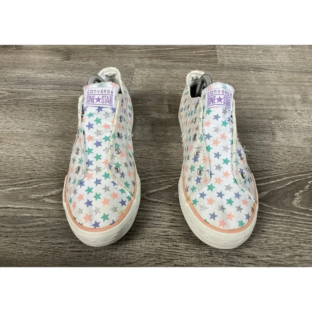 Converse Youth Size 6 Slip On Shoes Girls One Star Sneakers Stars 614979FT